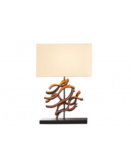 LAMPA STOŁOWA THE WAVE 40X20 CM TEAK