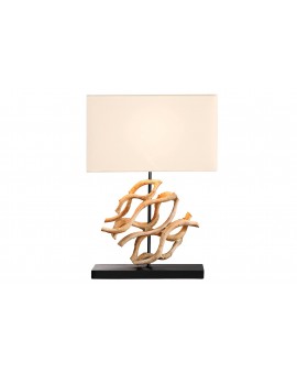 LAMPA STOŁOWA THE WAVE II 40X20 CM TEAK