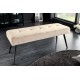 ŁAWKA BOUTIQUE 100X35 CM BEŻOWY WELUR