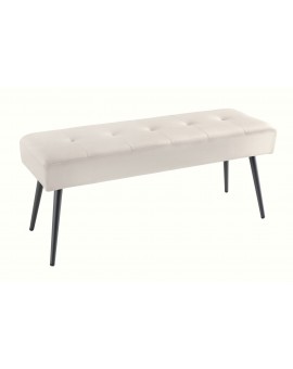 ŁAWKA BOUTIQUE 100X35 CM BEŻOWY WELUR