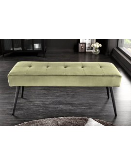 ŁAWKA BOUTIQUE 100X35 CM OLIWKOWY WELUR
