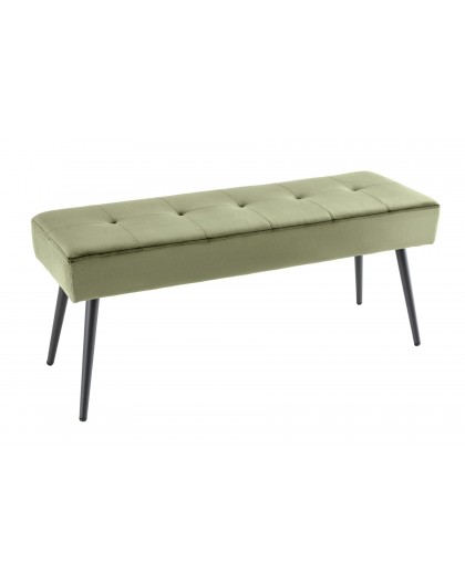 ŁAWKA BOUTIQUE 100X35 CM OLIWKOWY WELUR