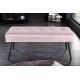 ŁAWKA BOUTIQUE 100X35 CM RÓŻOWY WELUR