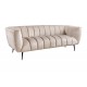 SOFA NOBLESSE 225X90CM WELUR BEŻOWY