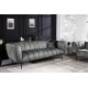 SOFA NOBLESSE 225X90CM WELUR BEŻOWY