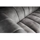 SOFA NOBLESSE 225X90CM WELUR BEŻOWY