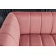 SOFA NOBLESSE 225X90CM WELUR RÓŻOWY