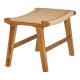 TABORET DERBY POLIRATTAN TEAK