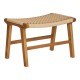 TABORET DERBY POLIRATTAN TEAK