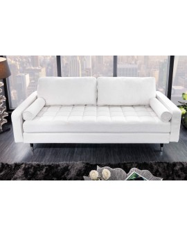 SOFA 3-OSOBOWA COZY 220CM BOUCLE BIAŁA