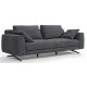 SOFA 3-OSOBOWA DETROIT SZARA