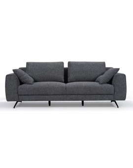 SOFA 3-OSOBOWA DETROIT SZARA