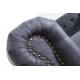 SOFA CHESTERFIELD 2-OSOBOWA II ANTYCZNY SZARY