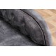 LEŻANKA CHESTERFIELD 170 CM WELUR SZARY