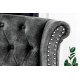 FOTEL CHESTERFIELD WELUR SZARY