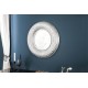 LUSTRO ŚCIENNE ORIENT 60 CM SREBRNE