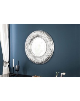 LUSTRO ŚCIENNE ORIENT 60 CM SREBRNE