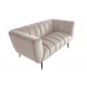 SOFA NOBLESSE 2-OSOBOWA 165CM WELUR BEŻOWY