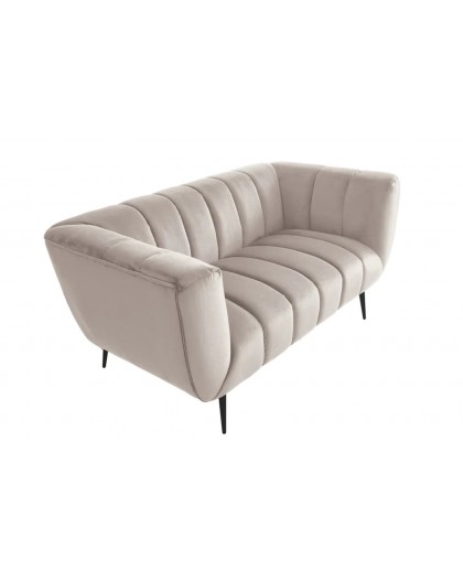 SOFA NOBLESSE 2-OSOBOWA 165CM WELUR BEŻOWY