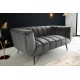 SOFA NOBLESSE 2-OSOBOWA 165CM WELUR CIEMNOSZARY