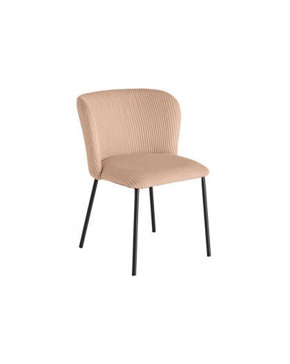 KRZESŁO LYON SZTRUKS RÓŻOWE