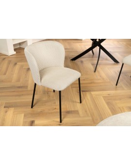 KRZESŁO LYON SZTRUKS BEŻOWE