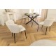 KRZESŁO LYON SZTRUKS BEŻOWE