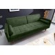 SOFA ROZKŁADANA COUTURE 196 CM WELUR ZIELONY