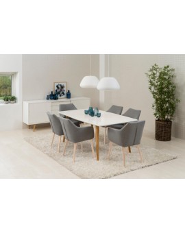 KRZESŁO NORA JASNOSZARE I