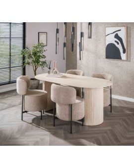 ST&Oacute;Ł TIAGO 180X90 CM CERAMICZNY BEŻOWY