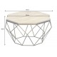 STOLIK DIAMOND II 70 CM BEŻOWY