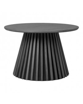 STOLIK KAWOWY OSAKA 70 CM DĄB CZARNY