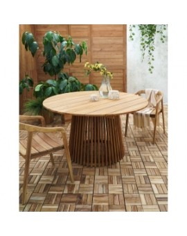 STÓŁ OGRODOWY LORCA 120CM TEAK