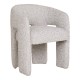 FOTEL MONROE BOUCLE SZARY
