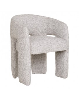 FOTEL MONROE BOUCLE SZARY