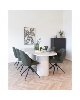 STÓŁ MARANOLA 200X96CM JASNOSZARY