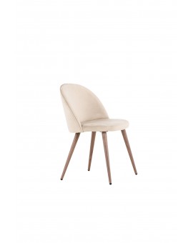KRZESŁA DO JADALNI VELVET BEŻOWY