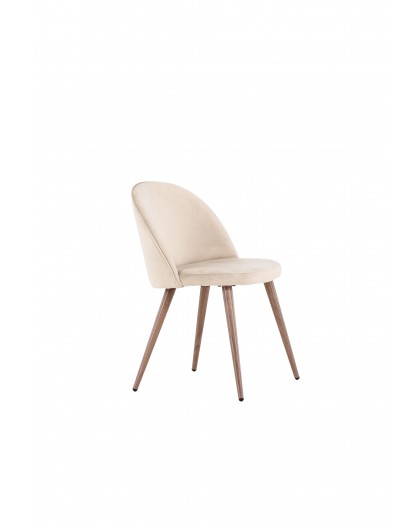 KRZESŁA DO JADALNI VELVET BEŻOWY
