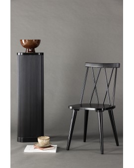 KRZESŁO MARIETTE KAUCZUK CZARNE