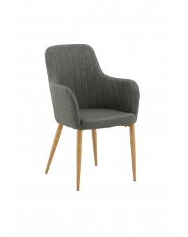 KRZESŁO DO JADALNI COMFORT CIEMNOSZARY