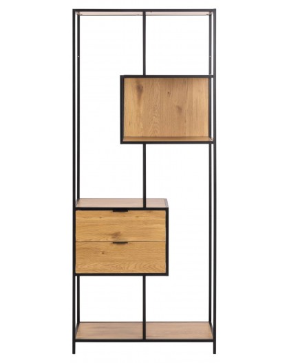REGAŁ SEAFORD II 77X35 CM DZIKI DĄB