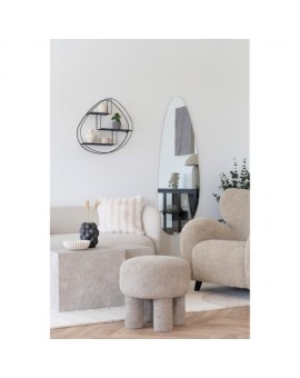 PUFA CANBERRA SZARA BOUCLE