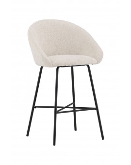 HOKER VELVET  BOUCLE BIAŁY