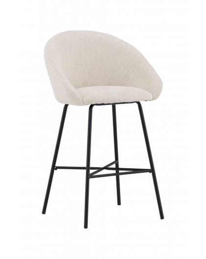 HOKER VELVET  BOUCLE BIAŁY