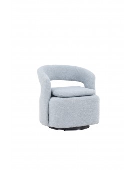 FOTEL LAUREL JASNONIEBIESKI BOUCLE
