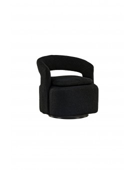 FOTEL LAUREL CZARNY BOUCLE