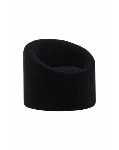 FOTEL WARRENA CZARNY BOUCLE