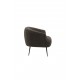 FOTEL DERRY CIEMNOSZARY BOUCLE