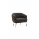 FOTEL DERRY CIEMNOSZARY BOUCLE
