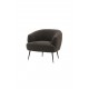 FOTEL DERRY CIEMNOSZARY BOUCLE